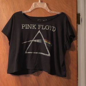 Pink Floyd Crop Short Sleeve T-Shirt
